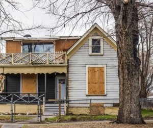 Distressed House